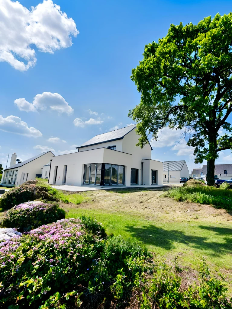 Maison moderne construite par notre maître d’œuvre à Rennes