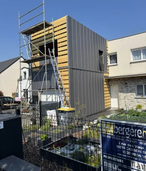 Extensio d'une maison construite par notre maître d’œuvre