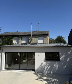 Livraison d'un projet sur la commune de Bruz "Extension d'une maison"